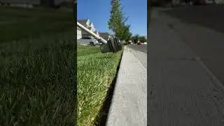 Satisfying Park Strip Edge. #satisfying #satisfyingvideo #oddlysatisfying #diy #mow #lawn #lawncare