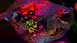 HYPNOTIC LIQUID PSYCHEDELIC VJ LOOP | No Music | [1HR 4K] Perfect Background / Sleep / Relaxation