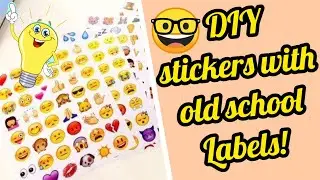 DIY stickers with old school Labels!