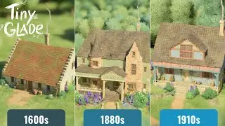 400 Year History of American Houses in 10 Tiny Glade Builds