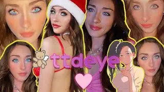 🎀 A Very Kawaii & Anime Inspired Eye Contact Video 💖 TTDEYE