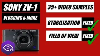 SONY ZV1 Vlogging Camera 2020 BEST | Sony ZV-1 STABILIZATION | Catalyst Browse REVIEW