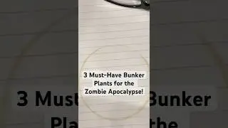 Apocalypse Garden Goals:  3 Must-Have Bunker Plants for the Zombie Apocalypse! 🌱 🧟 🪴