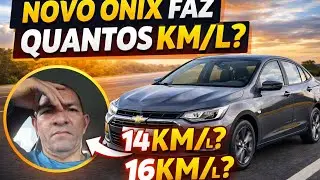 NOVO CONSUMO DO ONIX CADA DIA MELHOR