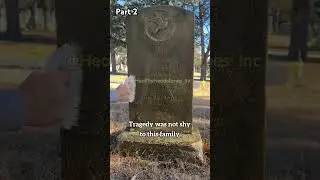Part 2 Meer family tragedies. #headstonescleaning #grave #asmr #childloss