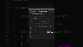 Convert lower to upper case without function in C++ for competitive coding || #short #cpp #coding