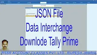 JSON File Data Downlode In Tally Prime, JSON File Export Data,Creat JSON File,GSTR Return JSON File,