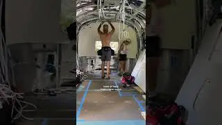 Putting up the walls on our vintage airstream! #airstream #airstreamrenovation #vintagecamper