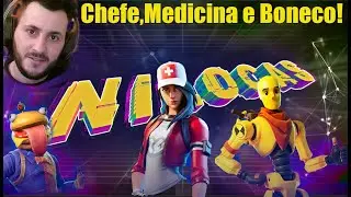 FORTNITE - DESAFIOS - (MÓDULO MISTERIOSO, CHEFE CARNUDO, MEDICINA e BONECO DE TESTES)