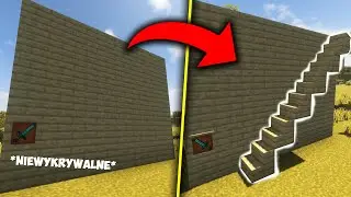 Jak ZROBIĆ WYSUWANE SCHODY w Minecraft?