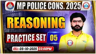 MP Police Constable Reasoning Classes | MP Police Practice Set 05 | MP Reasoning By Kuldeep Sir