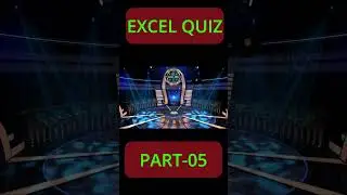 MS Excel Quiz Part 05 | #shorts #wepptutorials #exceltipsandtricks #learnexcelintelugu