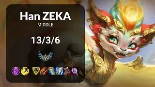 Han Zeka Smolder vs Zoe MIDDLE - KR  Patch 14.17