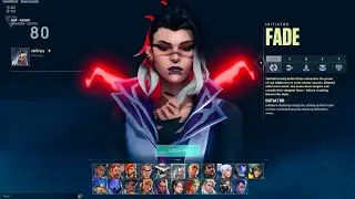 Fade Agent Select Animation In Valorant