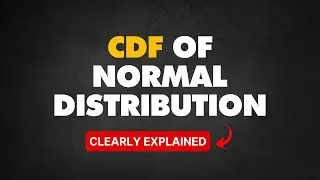 PDF of Normal Distribution | #14 in Statistics for Data Science