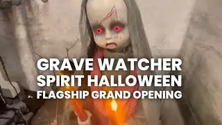 Grave Watcher from Spirit Halloween’s Flagship Store Grand Opening 2023
