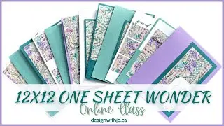 12x12 One Sheet Wonder Online Class