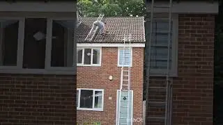 Roof cleaning - hyperlapse