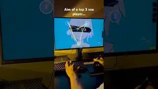 This is a osu! top player's aim... #osu  #rhythmgame #shorts