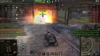 Поддержка от союзника.Шок контент. World of tanks