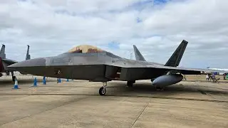 F22 Raptor full display at Avalon Airshow 2023 filmed on Samsung Galaxy S23 Ultra