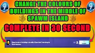 CHANGE THE COLOURS OF BUILDINGS IN THE MIDDLE OF SPAWM ISLAND | PUBG M9 NEW MISSION
