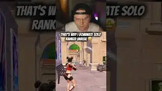 That's Why I Dominate Solo Ranked Unreal #fortnite #shorts #short
