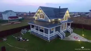Каркасный дом со вторым светом проект КД-28 СК Каскад
