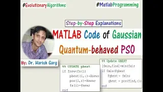 MATLAB Code of the Gaussian Quantum-behaved PSO