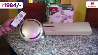 ₹1984 - HAVELLS Ambrose BLDC 5 Star Fan Review - Havells Remote Controlled Ambrose BLDC Ceiling Fan