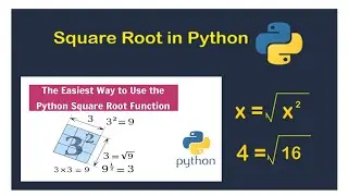 Python program to find square root of a number ! Python programming