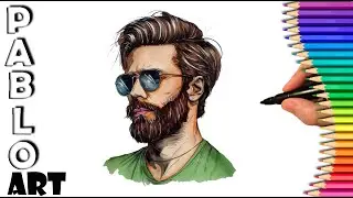 How to color Fashion side profile | Learn to Draw step by step