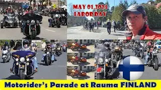 Motorider's Parade at Rauma Finland ''May 01.2024''