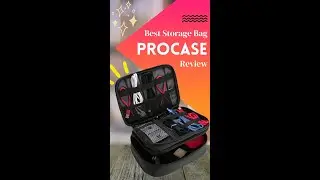 ProCase Electronics Travel Organizer Storage Bag