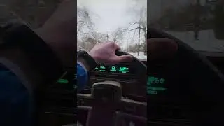 89 Buick Riviera driving in snow