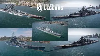 Five Player Division #2 World Of Warships Legends!