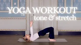 Toning Yoga Workout & Stretch in an English Countryside Mansion