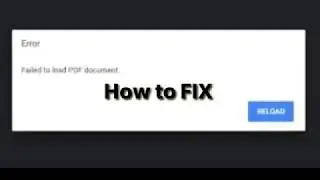 FIX Failed to load PDF document in Google chrome on windows 10/7/8