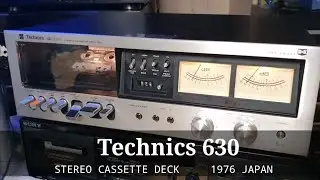 Technics 630   кассетная дека 1976 года, тест на записи воспроизведения