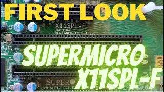 Supermicro X11SPL-F First Look and basic overview