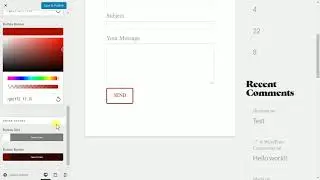 Design Contact Form 7 Button in X