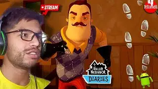HELLO NEIGHBOR DIARIES Walkthrough Gameplay -Hindi- Part 4 - Dark Uncle