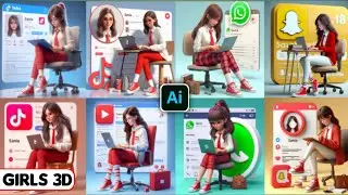 How To Make 3D Girls Illustration Images | Make Images with Bing AI | MS Bing AI images Creator