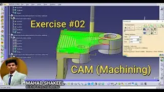 [CATIA V5] Computer aided manufacturing tutorial # 02  | how to use prismatic operation ?