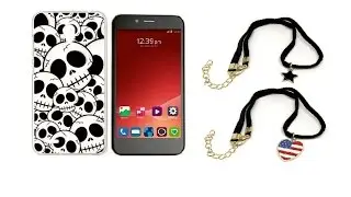 Распаковка двух посылок из Китая: бампер для телефона ZTE Blade L4 A460 и два чокера