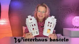 Milchkarton- Winterhaus basteln