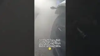 Quick Burnout before my ride - Kawasaki Vulcan S650