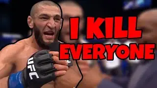 Khamzat Chimaev Most PSYCHOTIC Moments
