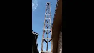 I just bought a 40 foot hinged telescopic crank up antenna tower!