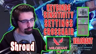 Shroud Valorant Settings Sensitivity Keybinds Crosshair and Setup 2021